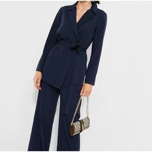 TUCKERNUCK Navy Octavia Wrap Blazer NWT Size XXXL